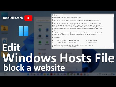 How to edit the Hosts file in Windows 11 Edit the hosts file Block a domain or subdomain