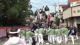 平成26年　信太地区　聖神社祭礼　3日目　連合パレード　だんじり