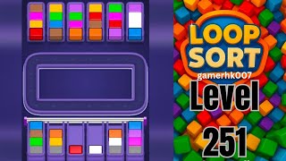 Loop Sort Level 251 Walkthrough Solution