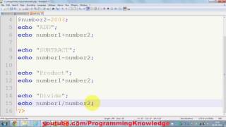 PHP Tutorial for Beginners 7 # Arithmetic operation