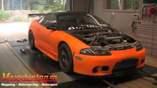 Mappning Microtech LT8 - 498WHP Mitsubishi Eclipse - Maxxtuning AB