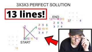 Nine Dot Problem Finally Solved in 3 dimensions 106 years after its publication!