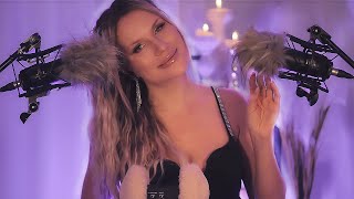 3 HOURS ASMR 💜 Fluffy Mics \u0026 Soft Whispering for Deep Sleep and Relaxation(Positive Affirmations)😴✨💤