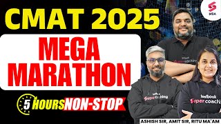 CMAT Exam Preparation 2025 | CMAT 2025 Mega Marathon | Ashish Kumar | Amit Surana | Ritu Dudhoria