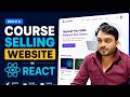 Day 23/30 Course Selling Website Part 1 || React NextJS Tutorial for Beginners