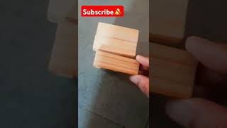 How to make a chair from jenga game#trends#subscribe🔕#