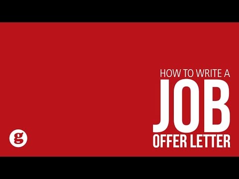 How to Write a Job Offer Letter How to Write a Job Offer Letter