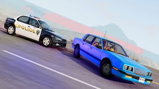 BeamNG Drive - Police Chase (PIT maneuvers)