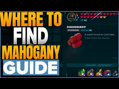 Where to find mahogany in LEGO Fortnite Lost Isles