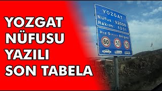 YOZGAT NÜFUS TABELASININ SON HALİ