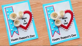 Parent's day card making handmade/ Easy and beautiful card for parent's day | Parent's Day Cards