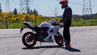 YAMAHA R7 YOSHIMURA AT2 TITANIUM | FLY-BY EXHAUST CLIPS