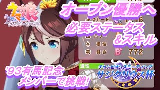 #1【2022第2回サジタリウス杯オープン攻略記】今回は'93有馬記念の3人で挑戦!!／お勧めエース候補ウマ娘／必要ステータス\u0026スキル／無課金育成【ウマ娘 プリティーダービー】