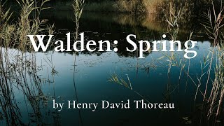 Spring from Walden by Henry David Thoreau: English Audiobook with Text on Screen, American Classic