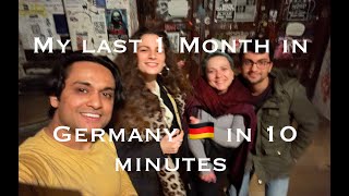Indian student's Month in Germany 🇩🇪 in 10 minutes - Ups & Downs of Settling in new country
