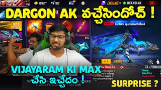 Gifting Draco AK Max To My Brother MBG_VJ009 - Draco Ak Return -FF New - Free Fire Telugu - MBG ARMY