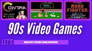 best video games of 90s | tv video game | About Anything | mario| contra | mappy | circus & more