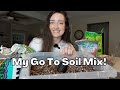 How to Make Potting Mix for Houseplants! | My Go To Soil Mix! | Soil Mix DIY