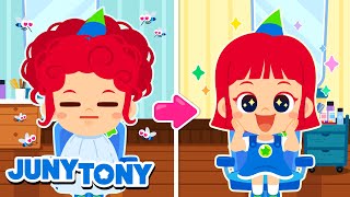 My Beauty Salon Song | ✂️ First Haircut song +More | Kids Songs | JunyTony