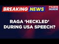 Breaking News | BJP's Amit Malviya Tweets That  Rahul Gandhi Was 'Heckled' During US Speech