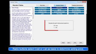 Manager SE Catalog Part Pricing Options