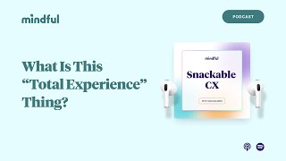 What Is This “Total Experience” Thing? | Snackable CX, Ep. 16