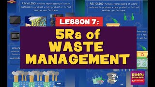 5Rs OF WASTE MANAGEMENT - SCIENCE 5