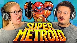 SUPER METROID (30th Anniversary Metroid) (Teens React: Retro Gaming)