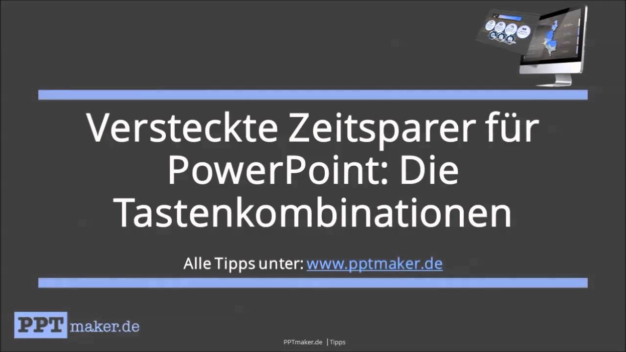 Die Tastenkombinationen-PowerPoint Tipps - YouTube