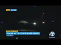 live tv captures plane make emergency landing at van nuys airport