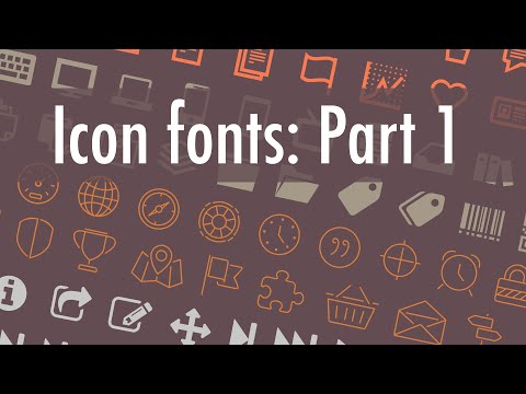 Make icon fonts: Part 1 Make icon fonts: Part 1