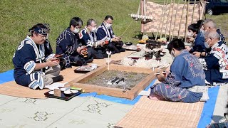 サケ豊漁願い　カムイに祈り　釧路でアイヌ民族伝統儀式