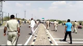 Sujangarh police ke dwara logo per lathicharge