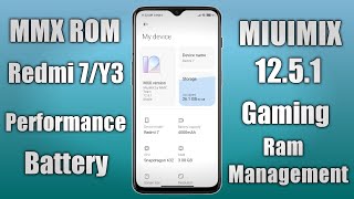 MiuiMix 12.5 Android 10 For Redmi 7/Y3|Best Miui rom For Redmi 7|Gaming,Battery Backup|Working Gcam|