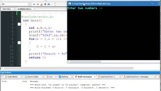 Multiplication of two numbers without using multiplication operator in C