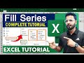 Excel Tutorial For Beginners : Fill Series Complete Tutorial | Microsoft Excel