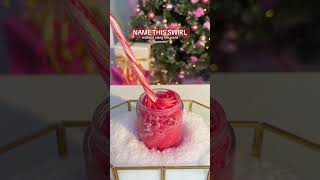 NAME THIS SWIRL #shortsvideo #oddlysatisfying #christmas #peppermint #namethis #asmr #satisfying