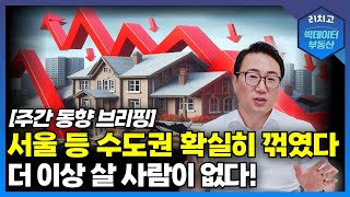 서울 등 수도권은 꺾이고 지방은 반등이 시작되나?