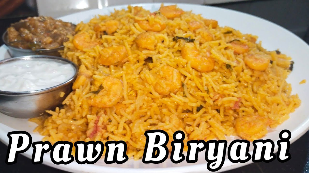 Prawn Biryani Recipe|Prawn Biryani Recipe In Tamil| Eral Biryani |Banu ...