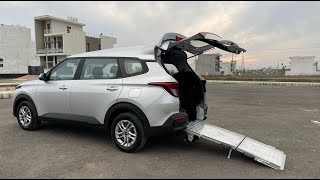 KIA CARENS made Wheelchair Accessible with Ramps | Accessible Cars in India for Wheelchair Users