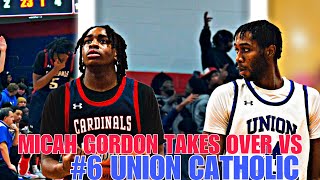 UNION COUNTY RIVALS GO AT IT 🍿👀 MICAH GORDON AND PLAINFIELD PUT ON A CLINIC AGAINST UNION CATHOLIC!