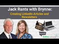 (REPLAY) Creating LinkedIn Articles and Newsletters