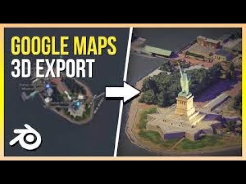 Google Maps 3D Data Into Blender || Import Google Maps Models In ...