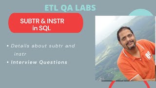 substr in Sql | SUBSTR function in Oracle | INSTR in SQL | SQL Interview question | sql tutorial