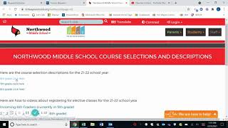 Incoming 6th Grade Course Requests