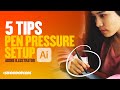 5 TIPS PEN PRESSURE Setup in Adobe Illustrator (How To Make It Works?)