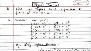 Taylor Series and Maclaurin Series - Calculus 2 || Taylor series expansion of Sinx ||Arya