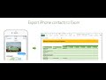 How to export iPhone contacts to Excel | ExcelTutorials