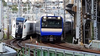 【大船・逗子-成田空港間 幕張以東初の試運転】E235系1000番台 F-01編成 試9765M 横須賀・総武線・成田線 性能確認試運転@品川-西大井間