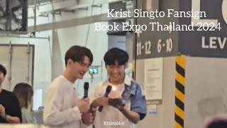 [20241016] คริสสิงโตพูดคุยกับแฟนๆ หลังกิจกรรม Fansign งาน Book Expo Thailand 2024 #BookExpo2024xKS